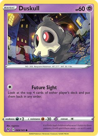 Duskull 069/185 SWSH04 Vivid Voltage - Common