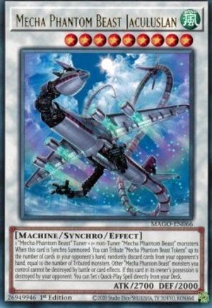 Mecha Phantom Beast Jaculuslan (MAGO-EN066) - Maximum Gold 1st Edition