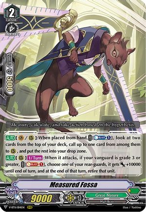 Measured Fossa (V-BT11/014EN) - V-BT11: Storm of the Blue Cavalry