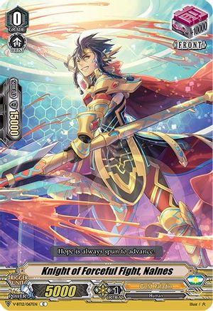 Knight of Forceful Fight, Nalnes (V-BT12/067EN) - V-BT12: Divine Lightning Radiance