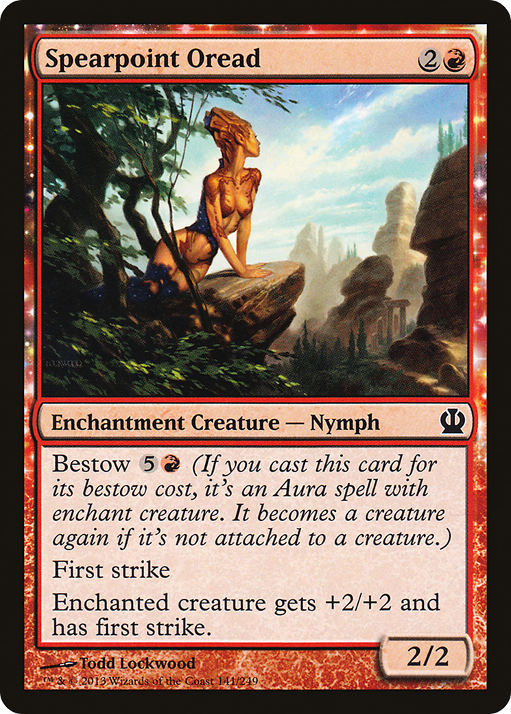 Spearpoint Oread (THS-141) - Theros: (enchantment)
