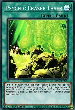 Psychic Eraser Laser (BLVO-EN089) - Blazing Vortex 1st Edition