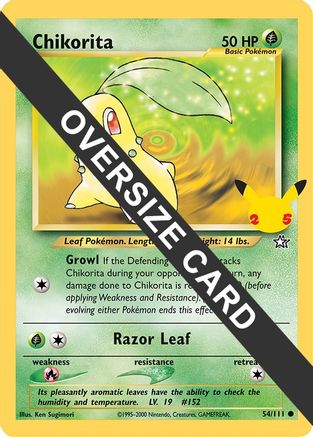 Chikorita 054 First Partner Pack - Promo