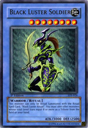 Black Luster Soldier (SYE-024) - Starter Deck: Yugi Evolution 1st Edition