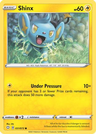 Shinx 031/072 - Reverse Holofoil Shining Fates - Common
