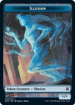 Illusion // Pegasus Double-Sided Token (Challenger 2021) (UMP-6 // 3) - Unique and Miscellaneous Promos