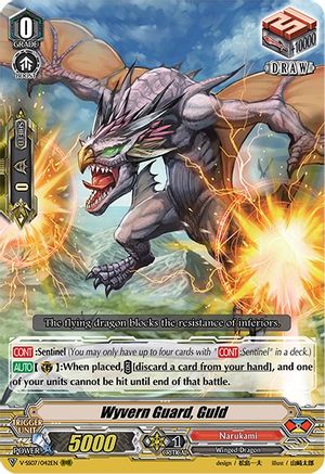 Wyvern Guard, Guld (V-SS07/042EN) - V-SS07: Clan Selection Plus Vol.1