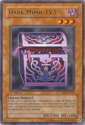 Dark Mimic LV3 (SOD-EN010) - Soul of the Duelist 1st Edition