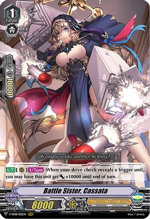 Battle Sister, Cassata (V-SS08/012EN) - V-SS08: Clan Selection Plus Vol.2
