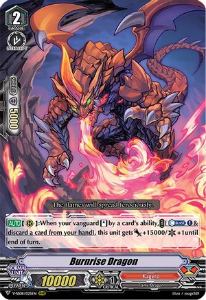 Burnrise Dragon (V-SS08/025EN) - V-SS08: Clan Selection Plus Vol.2
