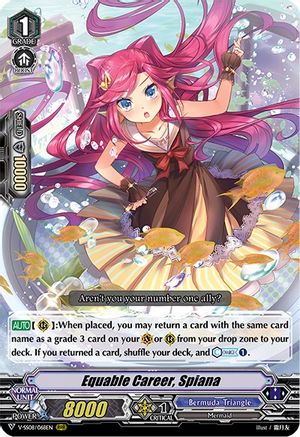 Equable Career, Spiana (V-SS08/068EN) - V-SS08: Clan Selection Plus Vol.2