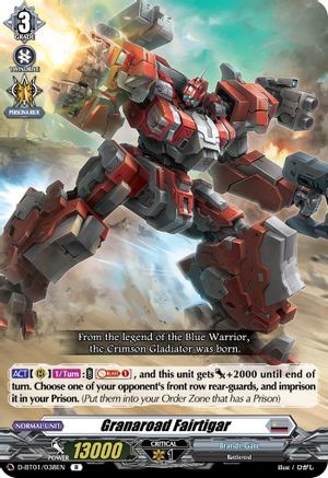 Granaroad Fairtigar (D-BT01/038EN) - D-BT01: Genesis of the Five Greats