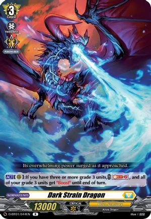 Dark Strain Dragon (D-BT01/044EN) - D-BT01: Genesis of the Five Greats