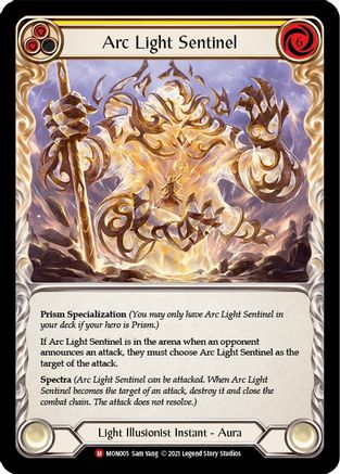 Arc Light Sentinel (MON005) - Monarch Unlimited Edition Rainbow Foil