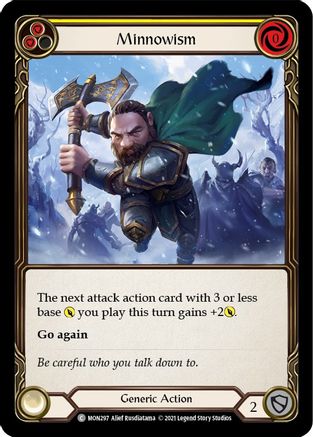 Minnowism (Yellow) (MON297) - Monarch 1st Edition Rainbow Foil