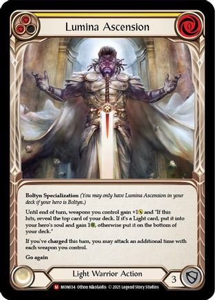 Lumina Ascension (MON034) - Monarch Unlimited Edition Rainbow Foil