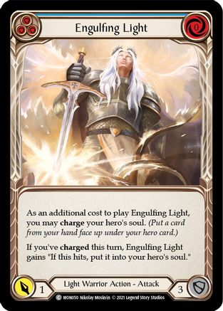 Engulfing Light (Blue) (MON050) - Monarch Unlimited Edition Rainbow Foil