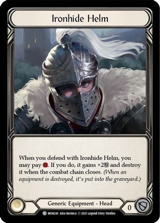 Ironhide Helm (MON241) - Monarch Unlimited Edition Rainbow Foil