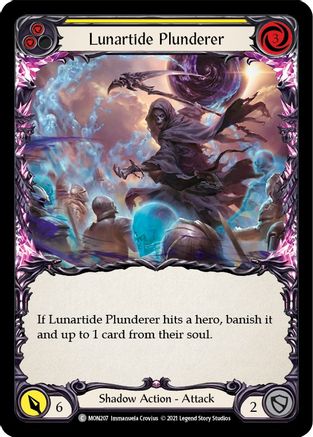 Lunartide Plunderer (Yellow) (MON207) - Monarch Unlimited Edition