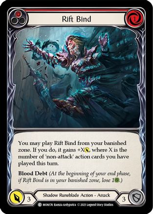 Rift Bind (Red) (MON174) - Monarch 1st Edition