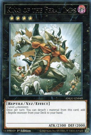 King of the Feral Imps (ANGU-EN049) - Ancient Guardians 1st Edition