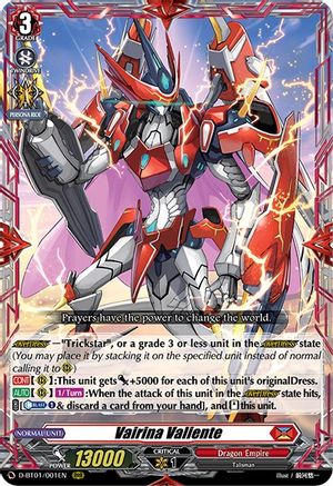 Vairina Valiente (D-BT01/001EN) - D-BT01: Genesis of the Five Greats