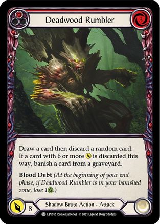 Deadwood Rumbler (Red) (LEV010) - Blitz Deck: Monarch - Levia