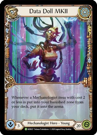 Data Doll MKII - HER027 (HER027) - Flesh and Blood: Promo Cards Cold Foil