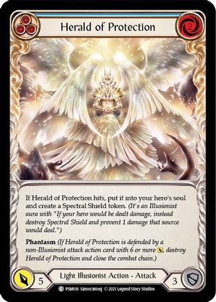 Herald of Protection (Blue) (PSM016) - Blitz Deck: Monarch - Prism
