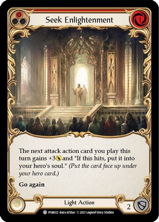 Seek Enlightenment (Red) (PSM022) - Blitz Deck: Monarch - Prism