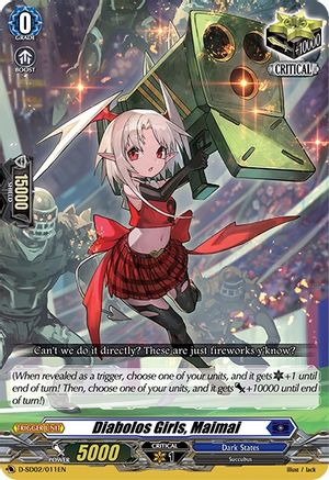 Diabolos Girls, Maimai (D-SD02/011EN) - D-SD02: Danji Momoyama -Tyrant Tiger-