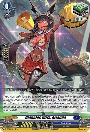 Diabolos Girls, Arianna (D-SD02/014EN) - D-SD02: Danji Momoyama -Tyrant Tiger-