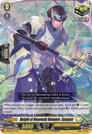 Knight of Heavenly Hammer, Gurgant (D-SD03/011EN) - D-SD03: Tohya Ebata -Apex Ruler-