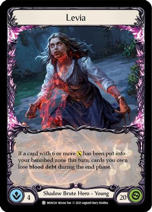 Levia // Ravenous Meataxe (MON120) - Monarch 1st Edition