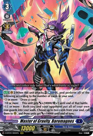 Master of Gravity, Baromagnes (D-BT01/003EN) - D-BT01: Genesis of the Five Greats