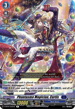 Phantasma Magician, Curtis (D-BT01/032EN) - Genesis of the Five Greats