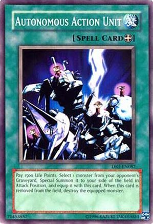Autonomous Action Unit (DR1-EN087) - Dark Revelation Volume 1 Unlimited