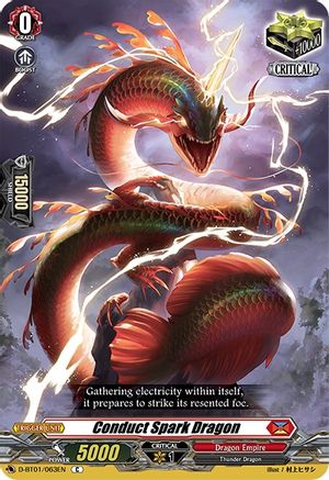 Conduct Spark Dragon (D-BT01/063EN) - D-BT01: Genesis of the Five Greats