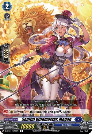 Soulful Wildmaster, Megan (D-BT01/070EN) - D-BT01: Genesis of the Five Greats