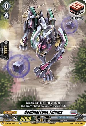 Cardinal Fang, Fulgrus (D-BT01/089EN) - D-BT01: Genesis of the Five Greats