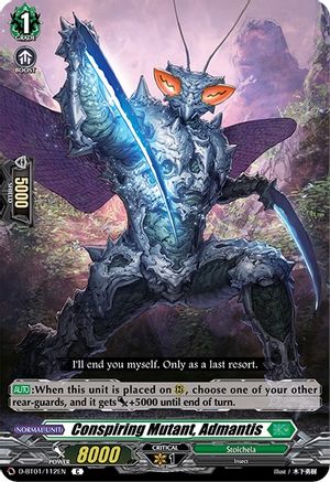 Conspiring Mutant, Admantis (D-BT01/112EN) - Genesis of the Five Greats