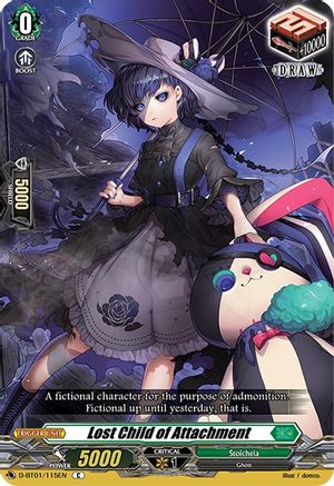 Lost Child of Attachment (D-BT01/115EN) - D-BT01: Genesis of the Five Greats