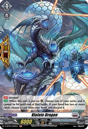 Violate Dragon (Holo) (D-BT01/H22EN) - D-BT01: Genesis of the Five Greats