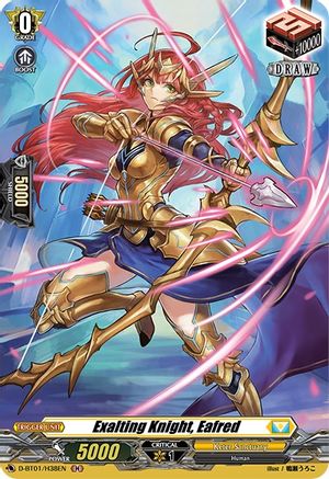 Exalting Knight, Eafred (Holo) (D-BT01/H38EN) - D-BT01: Genesis of the Five Greats