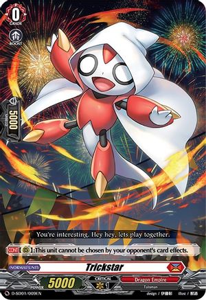 Trickstar (D-SD01/009EN) - D-SD01: Yu-yu Kondo -Holy Dragon-