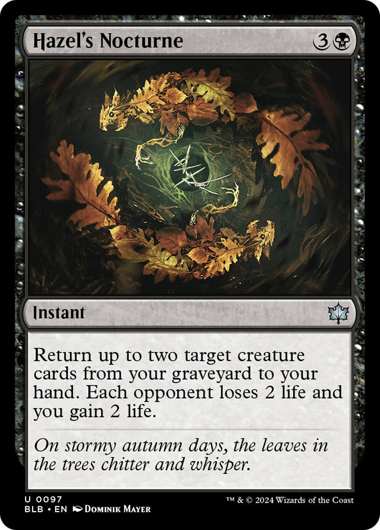 Hazel's Nocturne (BLB-097) - Bloomburrow