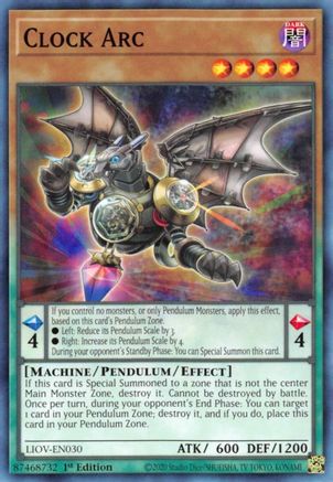 Clock Arc (LIOV-EN030) - Lightning Overdrive 1st Edition