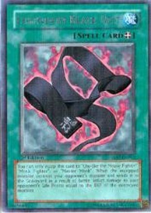 Legendary Black Belt (TLM-EN045) - The Lost Millennium 1st Edition