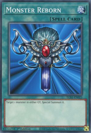 Monster Reborn (EGS1-EN023) - Egyptian God Deck: Slifer the Sky Dragon 1st Edition