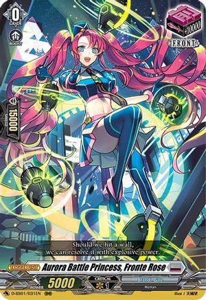 Aurora Battle Princess, Fronte Rose (D-SS01/031EN) - D-SS01: Festival Collection 2021